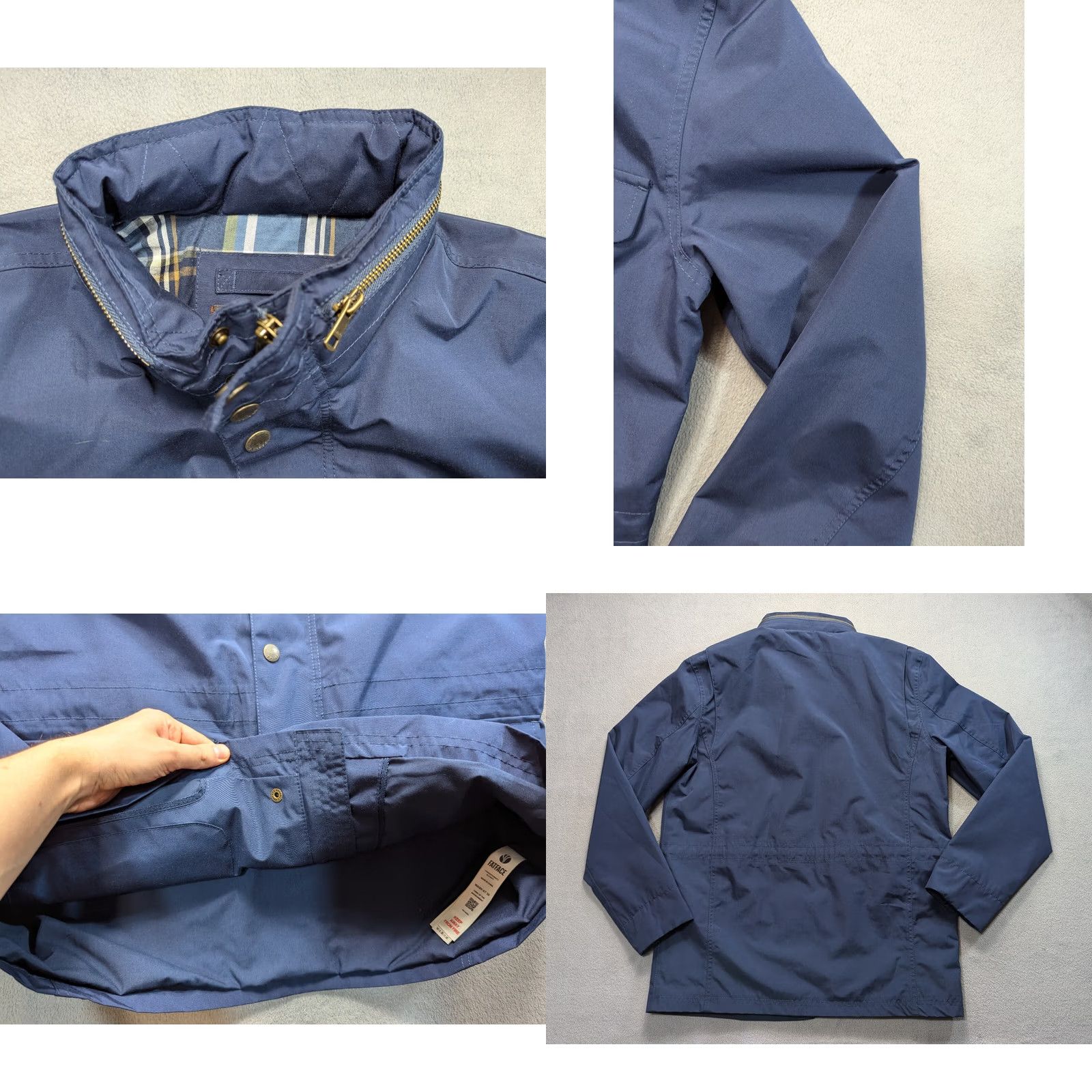 FatFace FAT FACE WATERPROOF M65 BLUE JACKET Mens M Size Size US M / EU 48-50 / 2 - 8 Thumbnail
