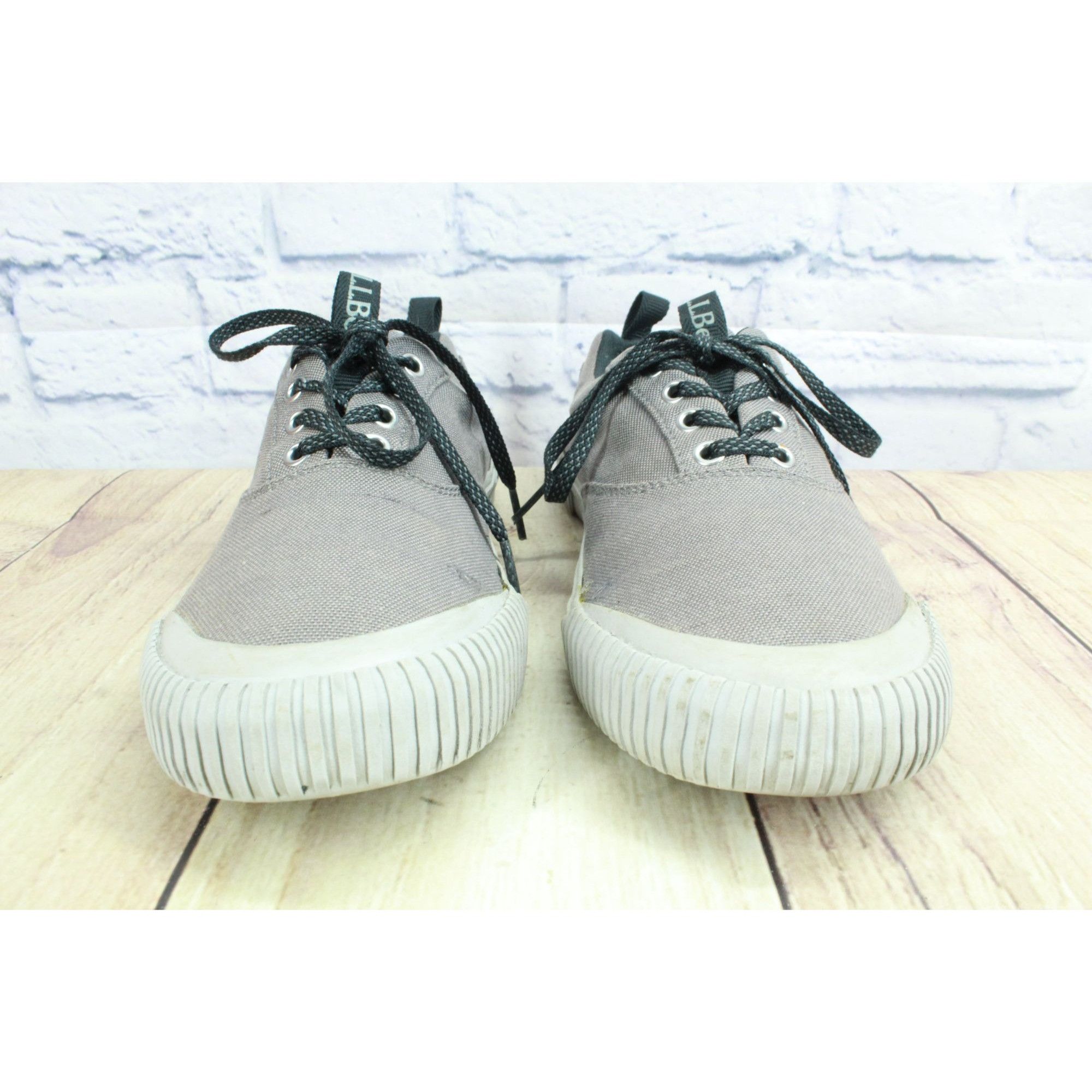 L.L. Bean LL Bean Gray Canvas Eco Woods Sneakers Size US 8 / EU 41 - 4 Thumbnail