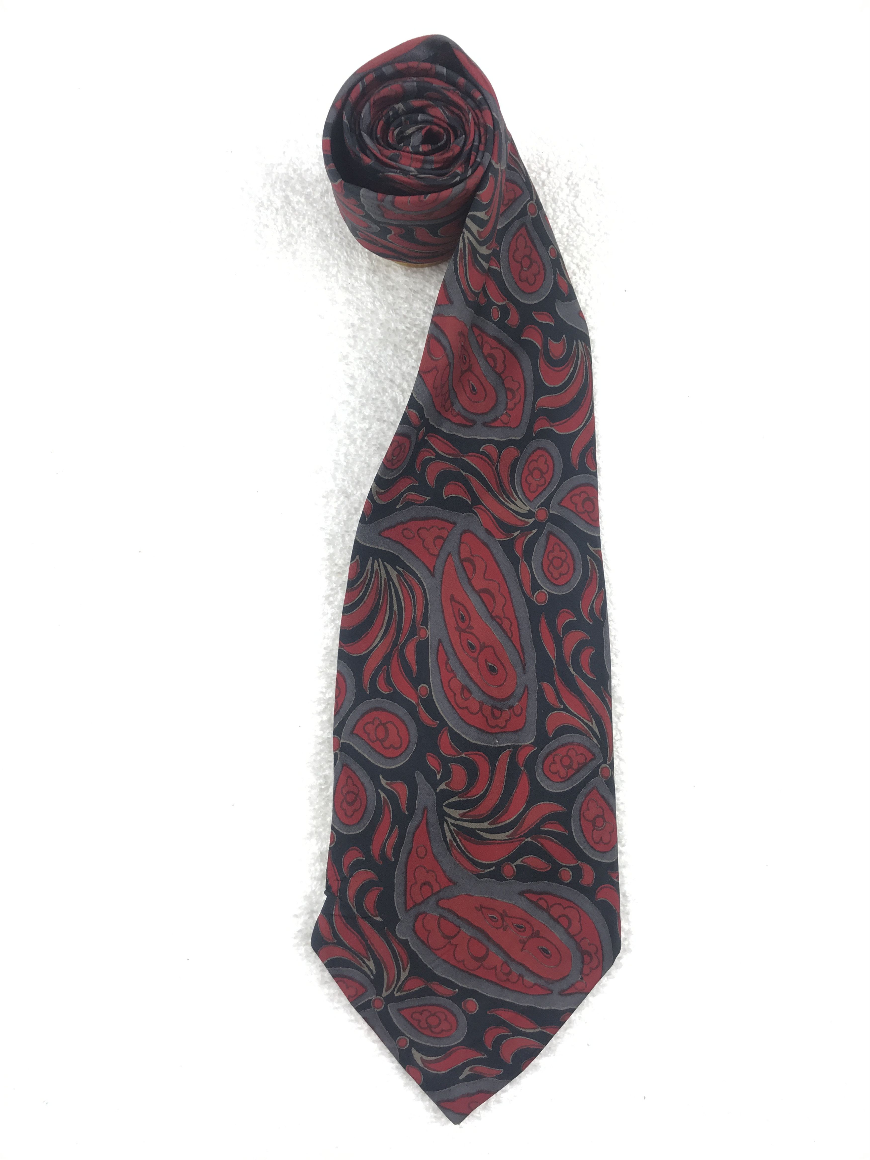 Designer × Vintage × Yves Saint Laurent Vintage Yves Saint Laurent Silk Necktie Size ONE SIZE - 2 Thumbnail