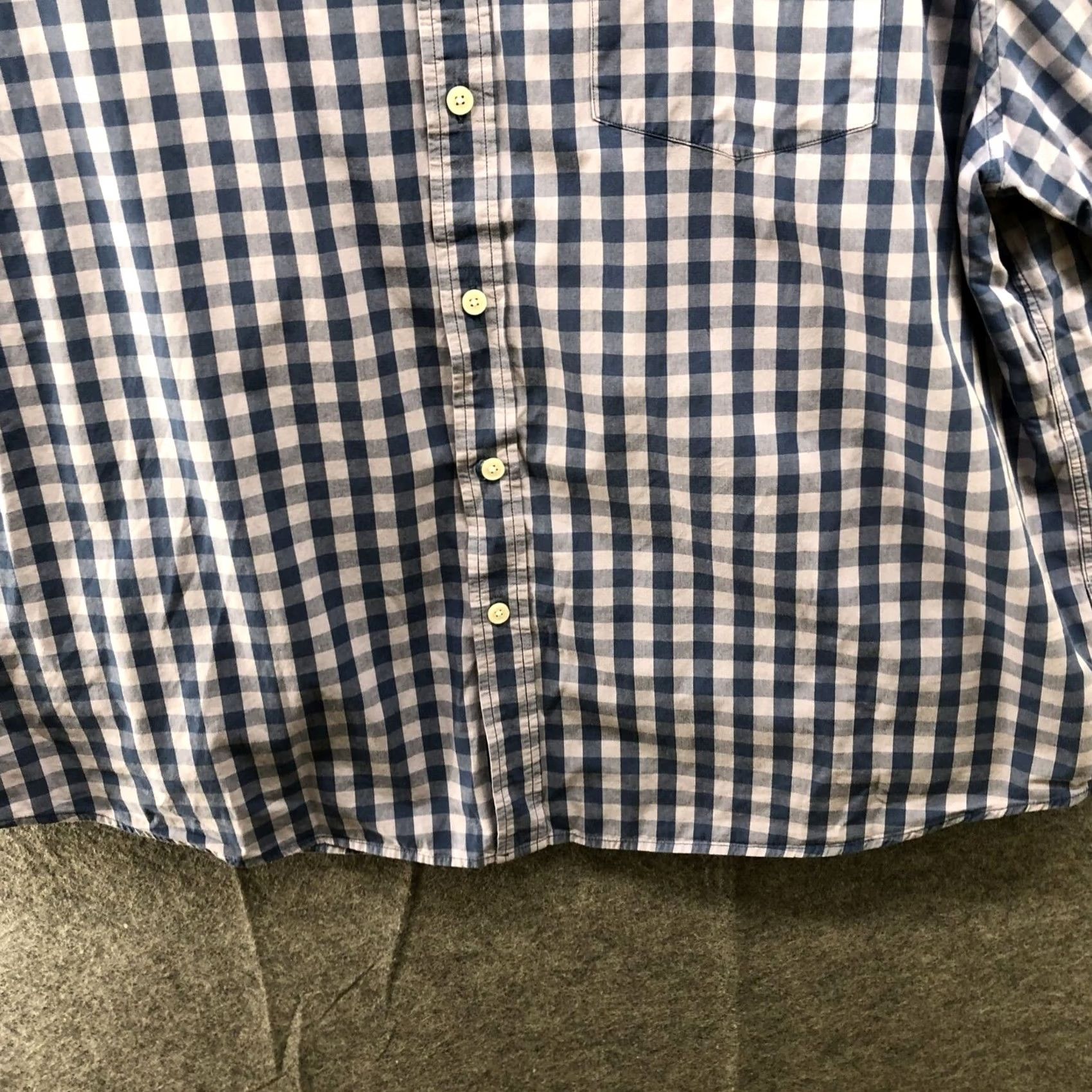 Vintage Dubinik Shirt Mens 3XL Short Sleeve Blue Check Button Down Size US XXL / EU 58 / 5 - 4 Thumbnail
