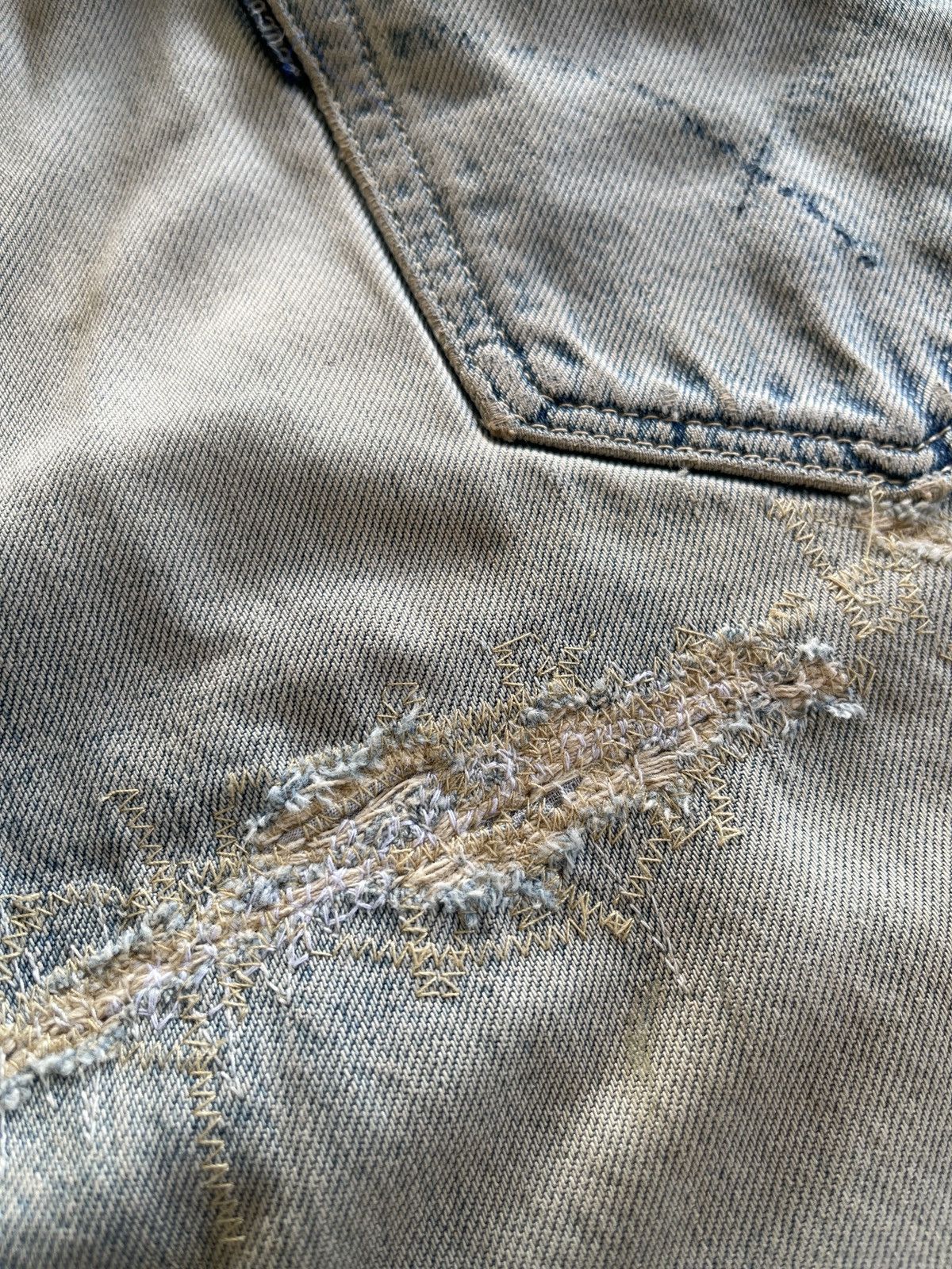 Blue Blue Japan Blue Blue Japan Sashiko Denim Size US 28 / EU 44 - 17 Thumbnail