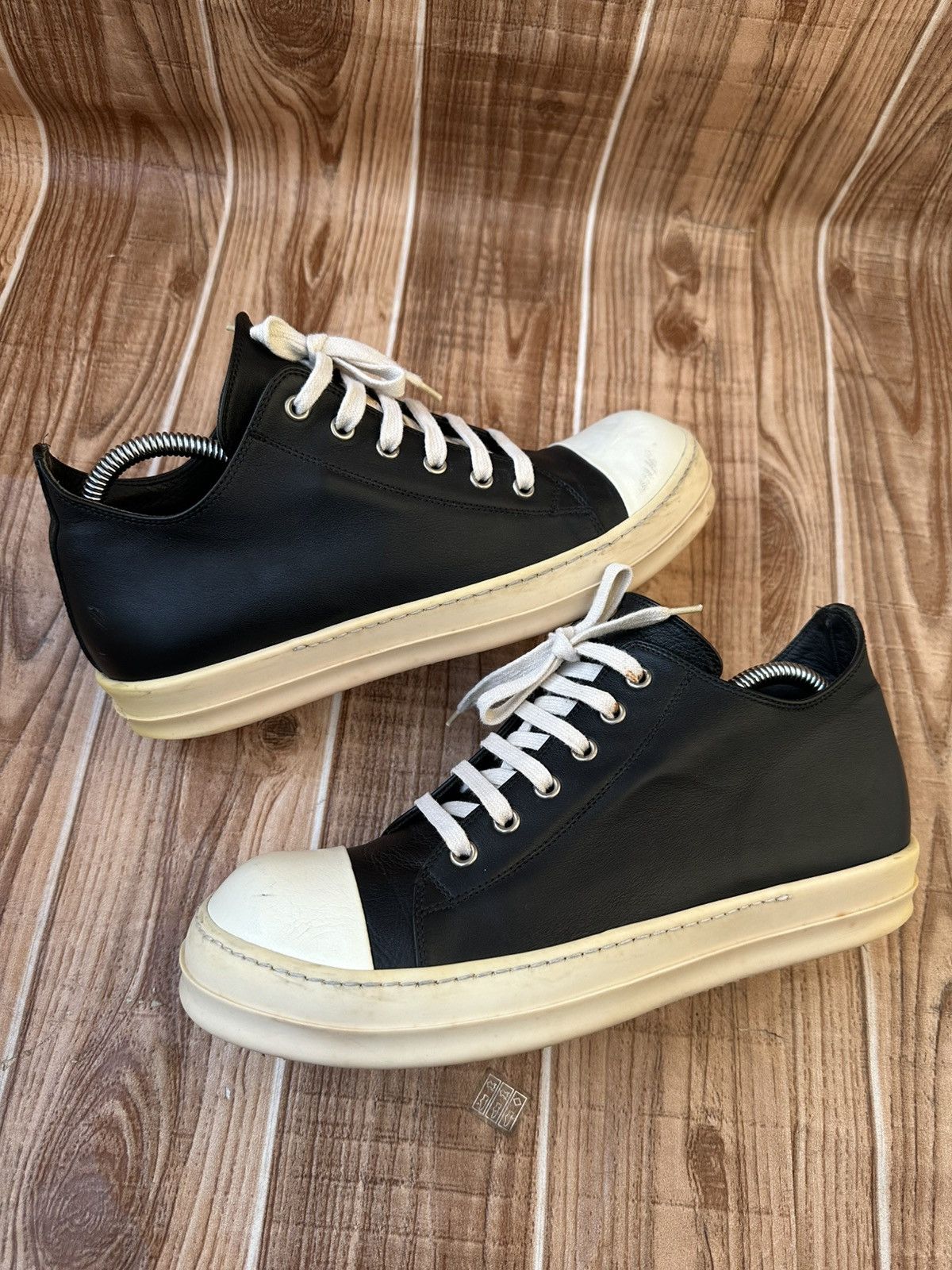 Rick Owens Rick Owens SS16 Leather Mainline Ramones Calf Leather Size US 8.5 / EU 41-42 - 7 Thumbnail