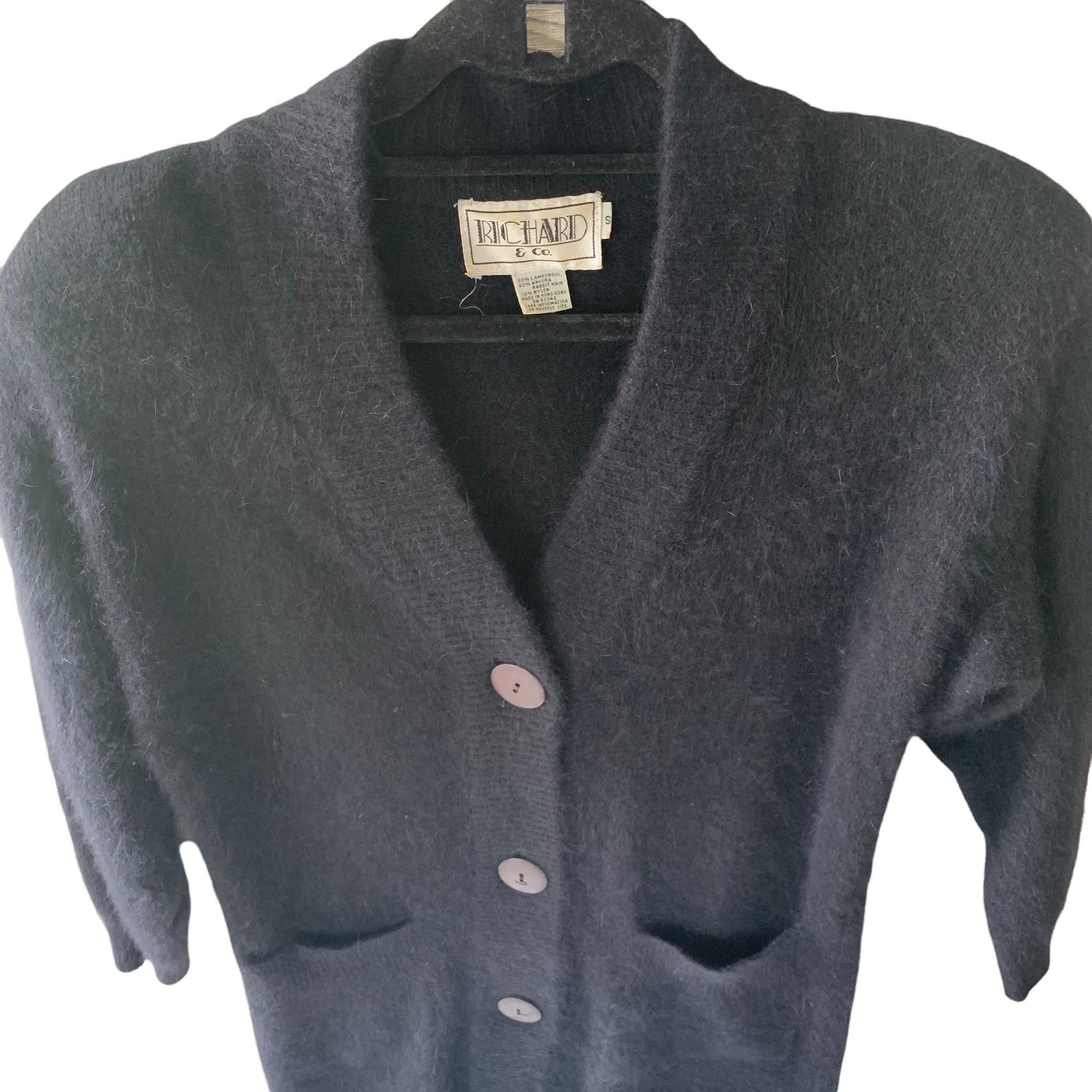 Vintage Vintage Richard & Co Rabbits Hair & Lambswool Sweater S Size US S / EU 44-46 / 1 - 7 Thumbnail