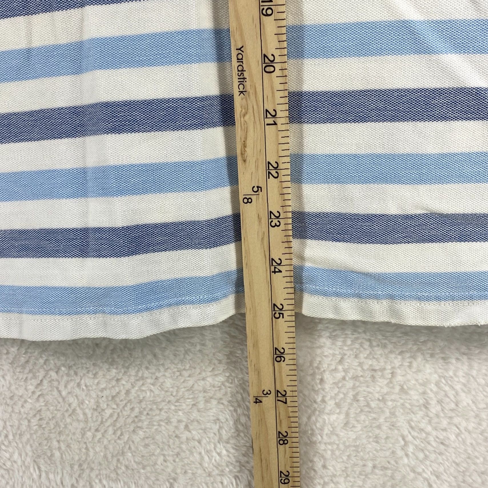 Eddie Bauer VINTAGE Eddie Bauer Polo Shirt Mens M Medium Blue White Striped Short Sleeve Polo Shirt Mens M Vintage Size US M / EU 48-50 / 2 - 4 Thumbnail