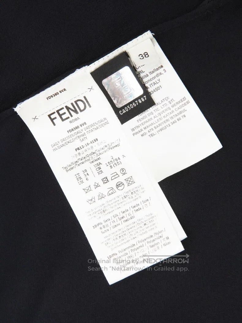 Fendi Fendi Floral Print Dress Size XS / US 0-2 / IT 36-38 - 9 Thumbnail