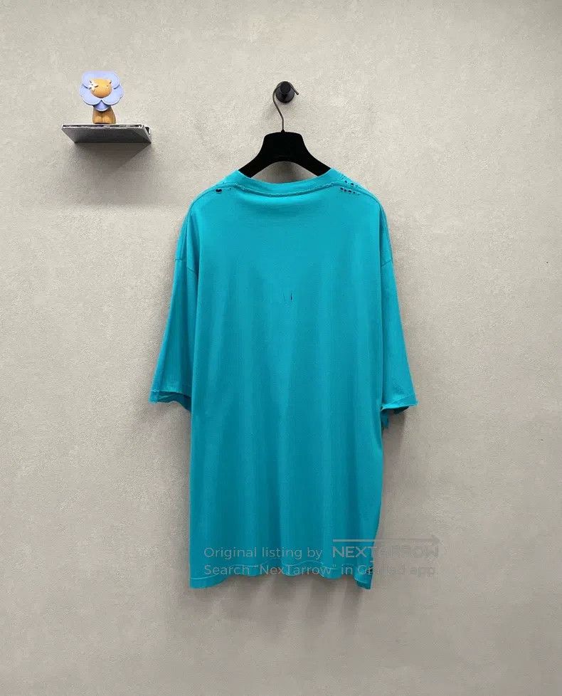 Balenciaga Balenciaga Teal Short Sleeve Size US S / EU 44-46 / 1 - 2 Thumbnail