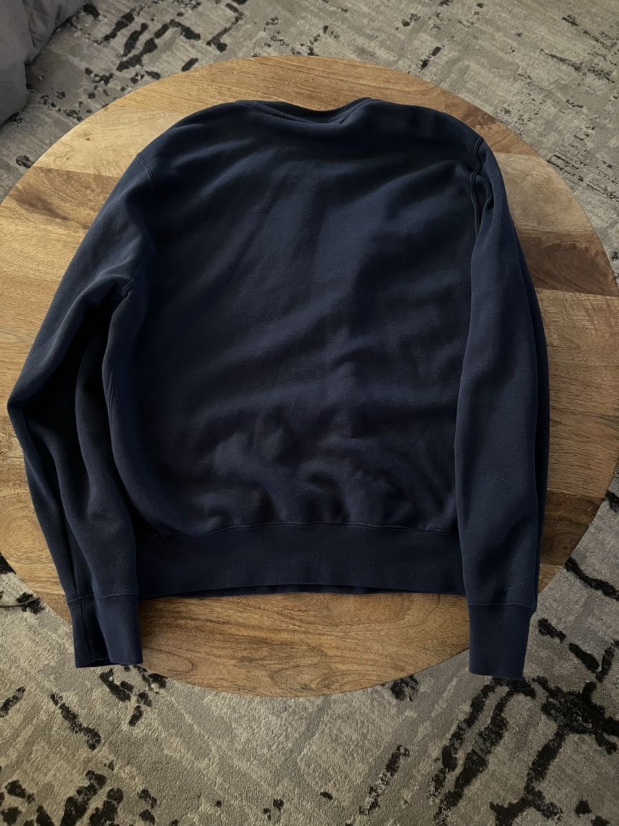 Nike Navy blue Nike crewneck sweatshirt with white swoosh Size US S / EU 44-46 / 1 - 2 Thumbnail