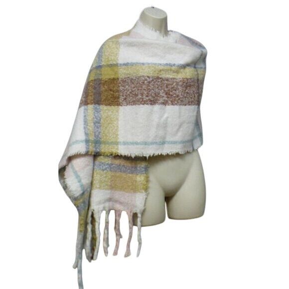 Other CEJON Women’s Plaid Pattern Oversized Blanket Scarf/ Wrap, 2 Size ONE SIZE - 11 Thumbnail