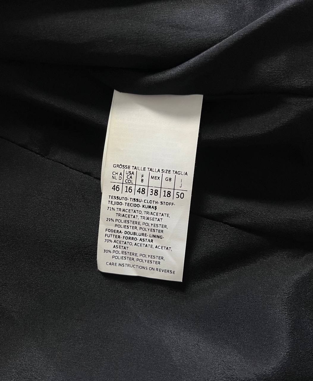 Max Mara × Vintage Max Mara Jacket Black Women's Size 16 Size XXL / US 16-18 / IT 52-54 - 9 Thumbnail