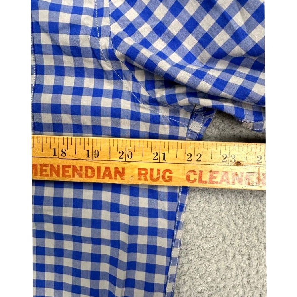 Bonobos Bonobos Shirt Mens Medium Blue Gingham Plaid Button Down Long Sleeve 100% Cotton Size US M / EU 48-50 / 2 - 5 Thumbnail