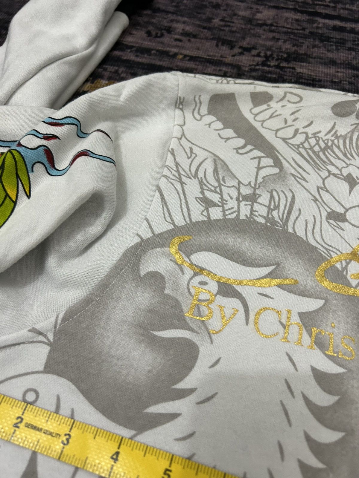 Ed Hardy Vintage Ed Hardy By Christian Audiger Zip Hoodie Size US XXL / EU 58 / 5 - 10 Thumbnail