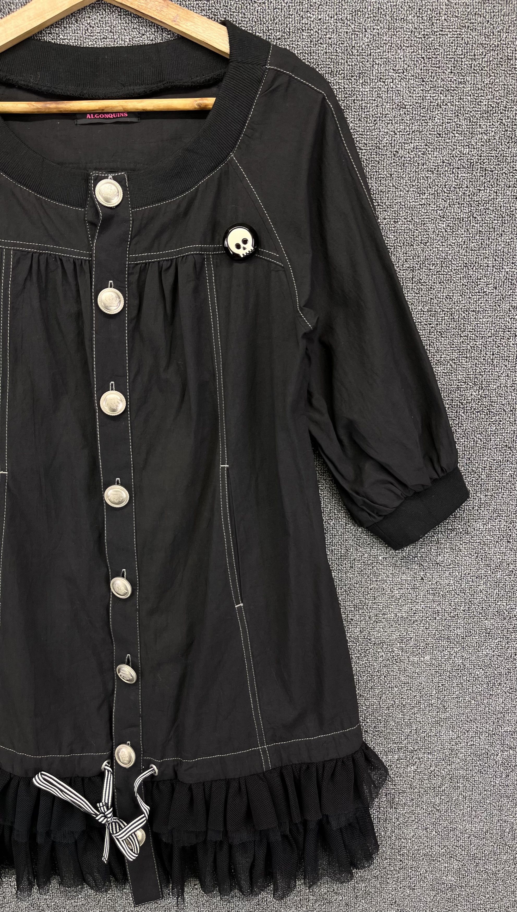 Japanese Brand Vintage Algonquins Rare Button Up Punk Blouse Cardigan Size S / US 4 / IT 40 - 4 Thumbnail