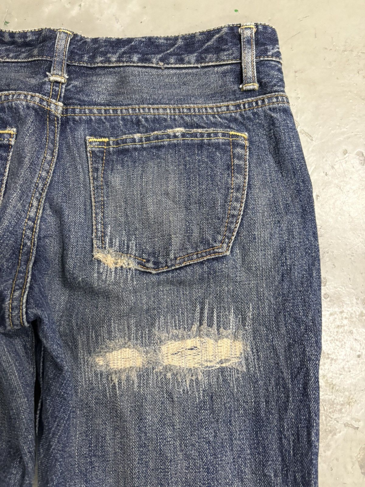 Johnbull JOHNBULL COMPANY Multi Pocket Wash Unique Two Tone Jeans Size US 32 / EU 48 - 13 Thumbnail