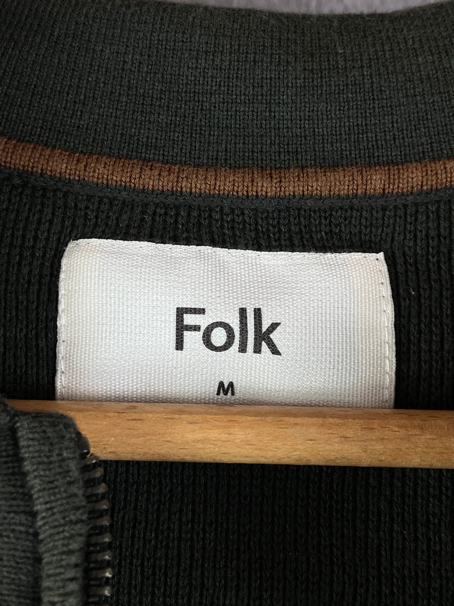 Folk Folk hoodie green vintage retro streetwear casual Size US M / EU 48-50 / 2 - 3 Thumbnail