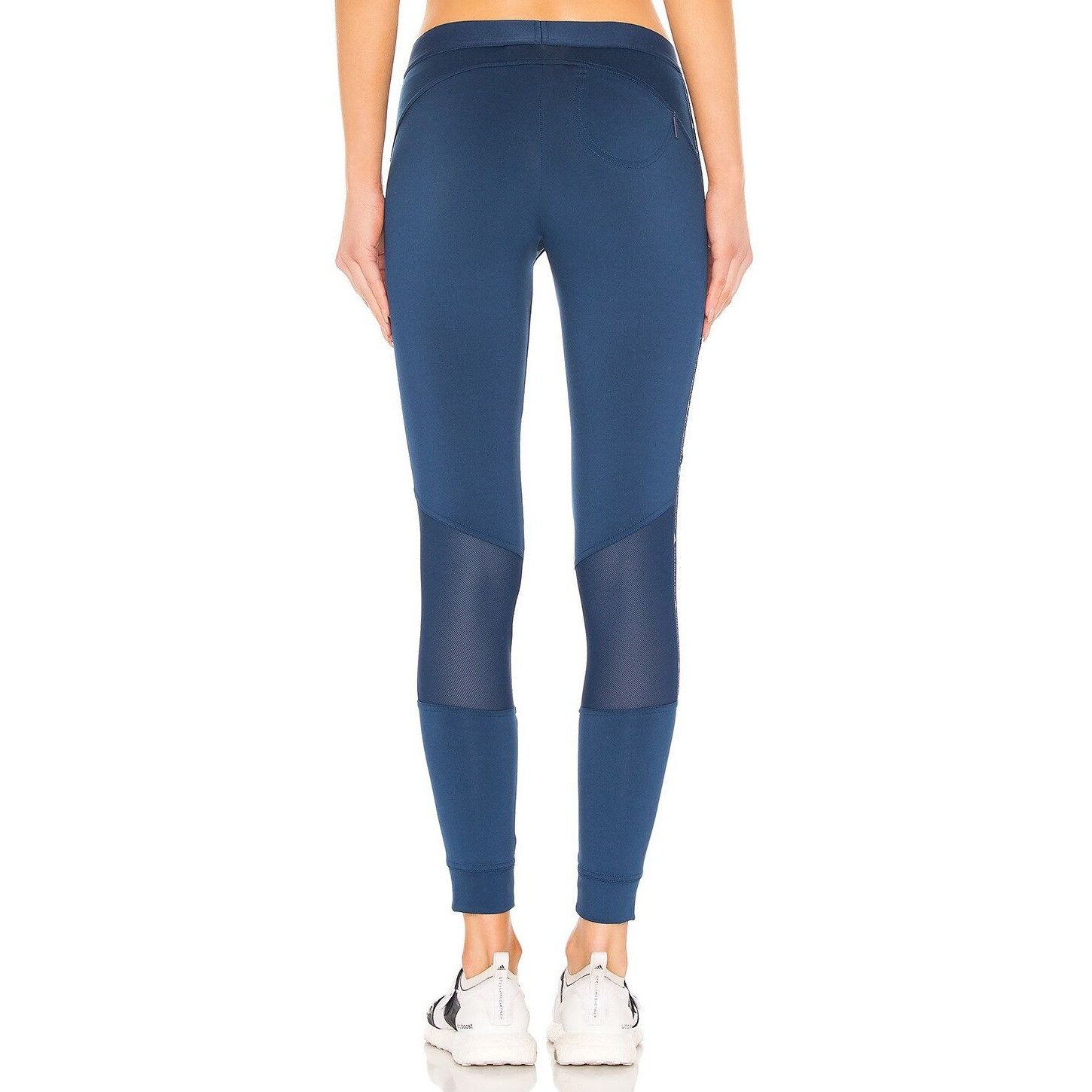 REVOLVE Adidas By Stella McCartney P Ess Mystery Blue Tights Size 26" / US 2 / IT 38 - 4 Thumbnail