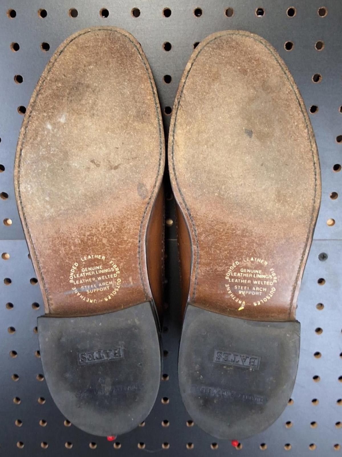 Unknown London Classic Brown Leather Wingtip Dress Shoes - Timeless Style! Size US 10 / EU 43 - 6 Thumbnail