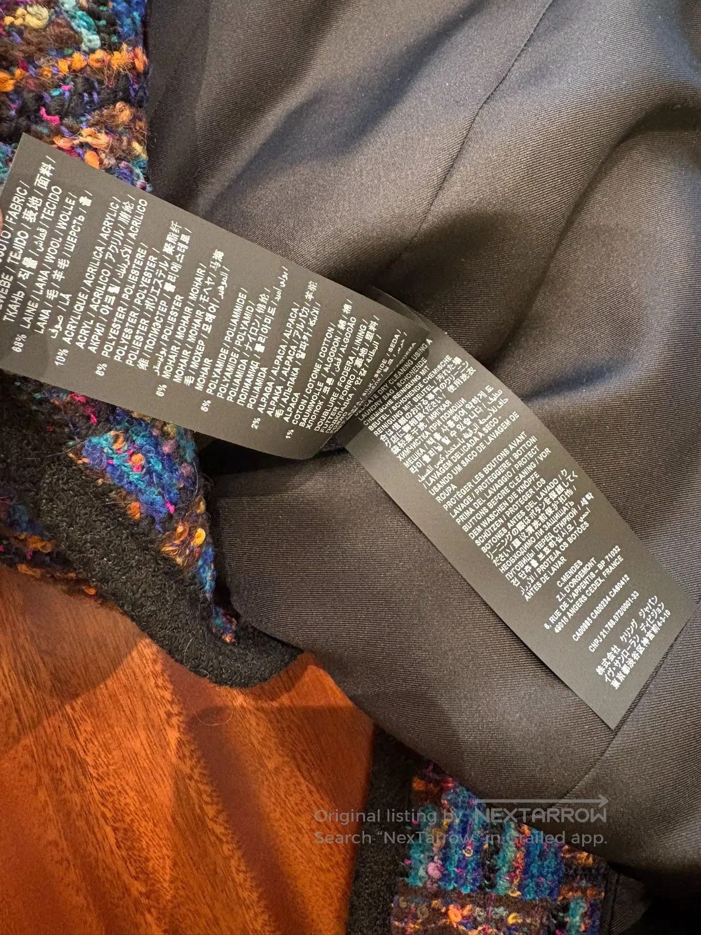Saint Laurent Paris Saint Laurent Colorful Tweed Jacket. Size S / US 4 / IT 40 - 6 Thumbnail