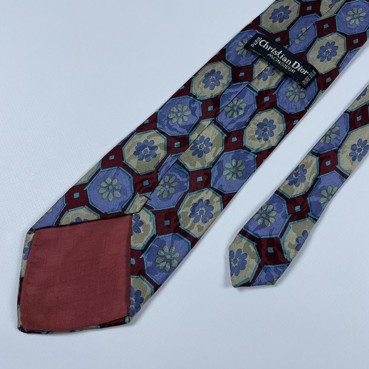 Christian Dior Monsieur Christian Dior Silk Tie Size ONE SIZE - 4 Thumbnail