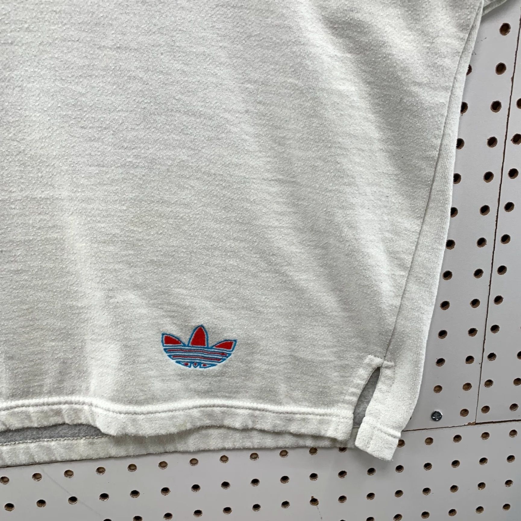 Adidas VINTAGE adidas Polo Shirt Mens L Gray Fleece Short Sleeve Collared Polo - Men Sports 60s 70s 80s - Golf Mens Size US L / EU 52-54 / 3 - 6 Thumbnail