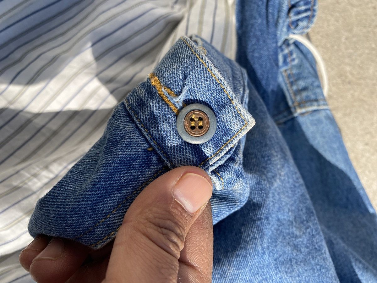 Vintage Vintage Y2k Denim Oversized Jacket Size US L / EU 52-54 / 3 - 17 Thumbnail