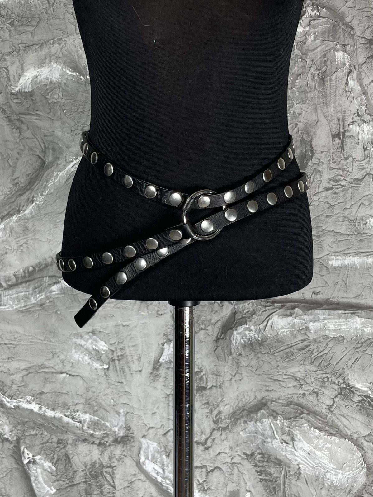Alexander McQueen McQ Alexander McQueen Rare Rivets Archive Double Belt Size ONE SIZE - 8 Thumbnail