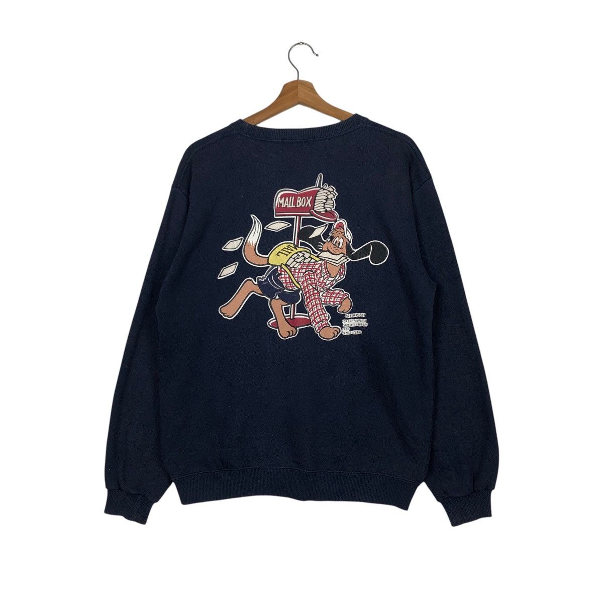 Hysteric Glamour 📌Vintage Captain Santa Sports Club Big Logo Sweatshirt Size US M / EU 48-50 / 2 - 9 Thumbnail
