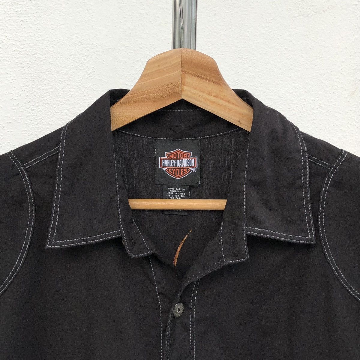 Harley Davidson Harley Davidson Embroidery Snack Logo Short Sleeve Shirt Size US M / EU 48-50 / 2 - 18 Thumbnail