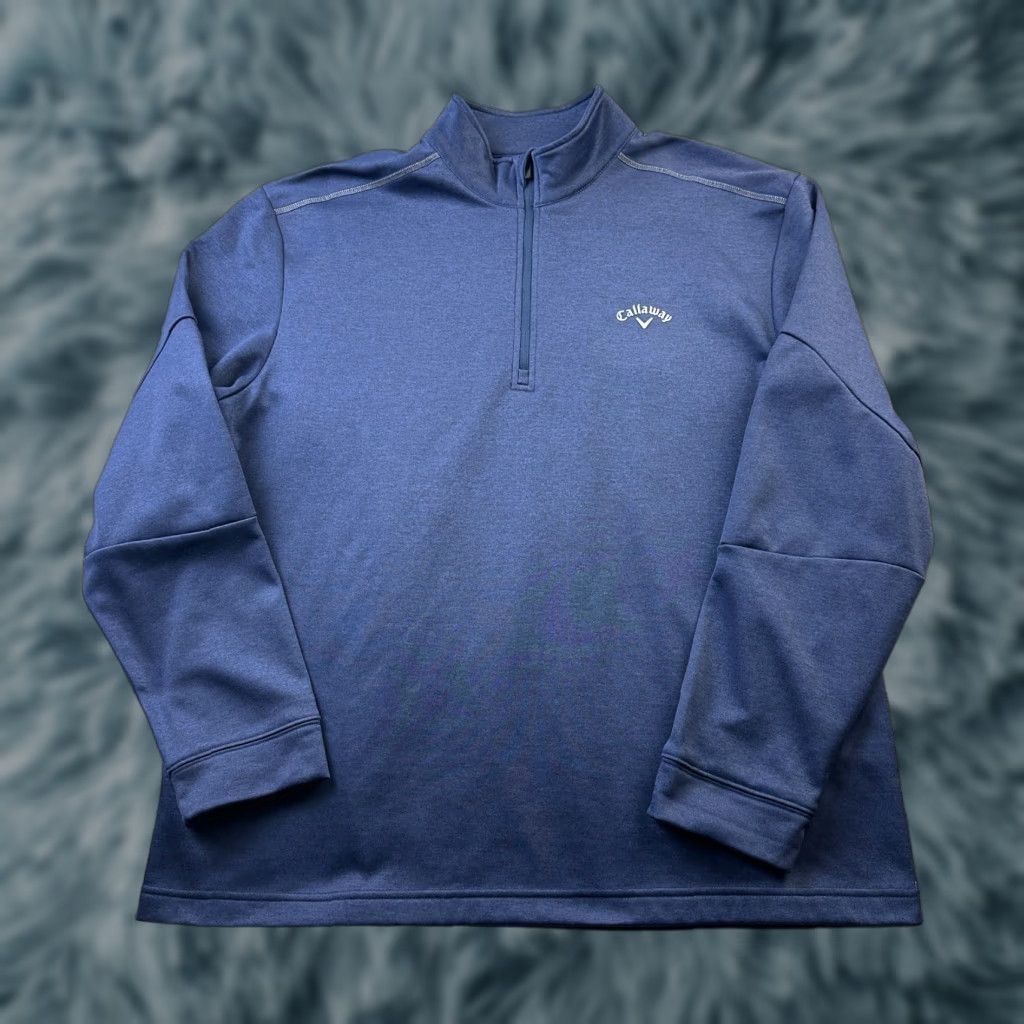 Callaway Callaway Sweater Mens XL Blue Half Zip Golf Performance Pullover Size US XL / EU 56 / 4 - 1 Thumbnail