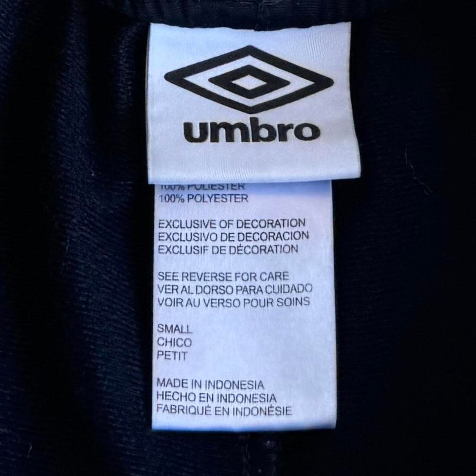 Kappa × Umbro × Vintage Vintage Y2K Black Umbro Embroidered Grunge Opium Sweatpants Size US 28 / EU 44 - 3 Thumbnail