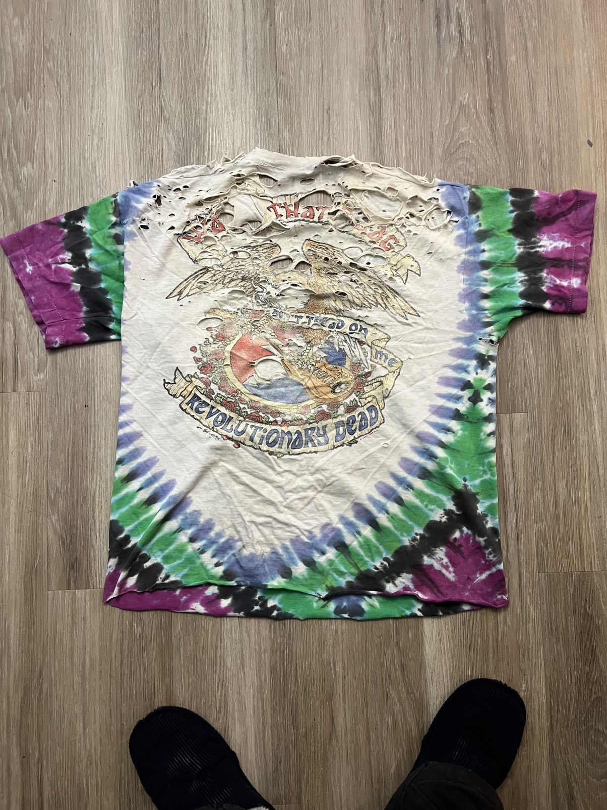 Liquid Blue Thrashed Liquid Blue Grateful Dead Shirt Size US XL / EU 56 / 4 - 3 Thumbnail