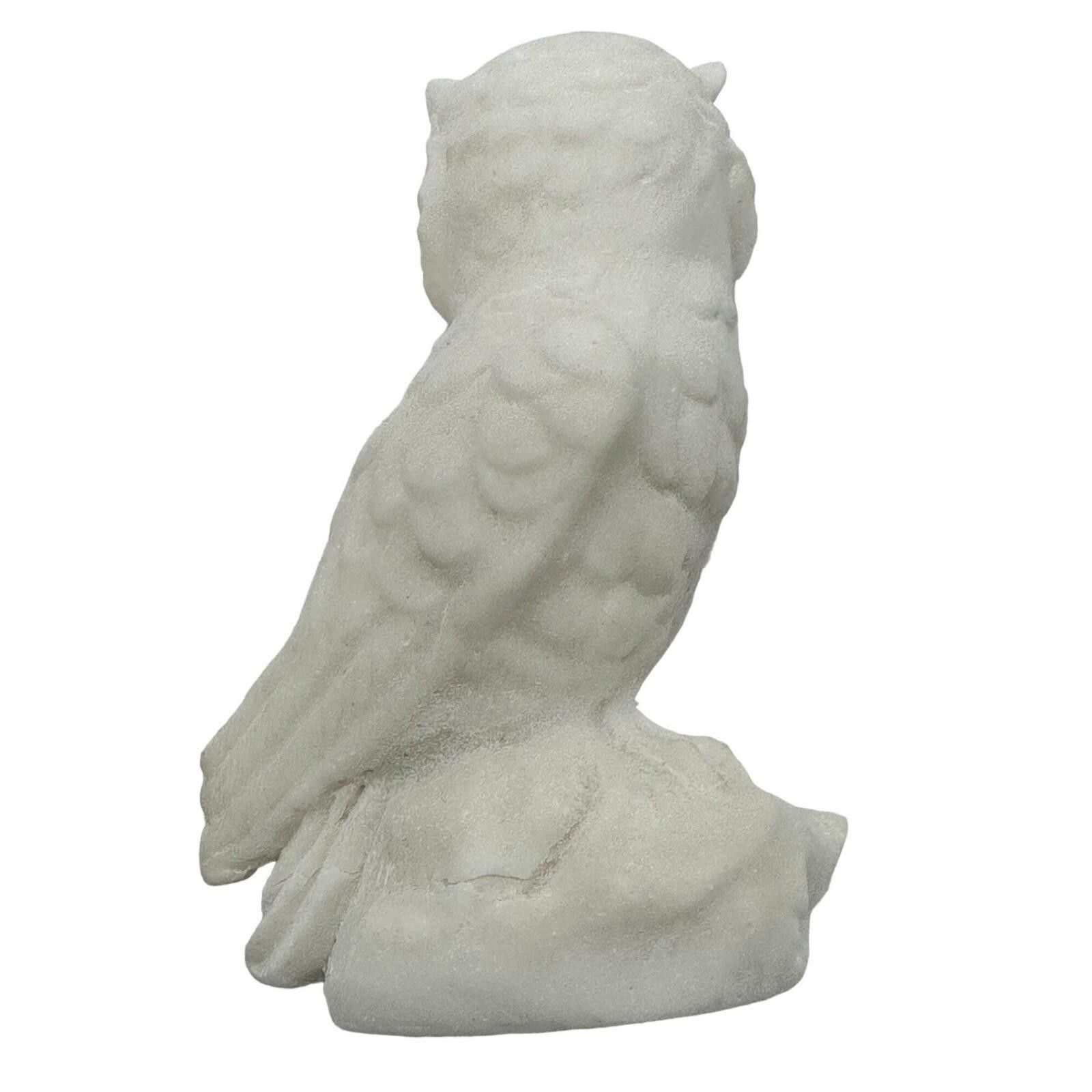 Other Pair of Vintage Alabaster Owl Figurines Hypnotic Yellow Eyes Size ONE SIZE - 12 Thumbnail