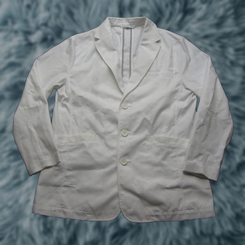 Vintage Medelita Fleming Lab Coat Mens L White Professional Medical Jacket Nursing Size US L / EU 52-54 / 3 - 1 Thumbnail