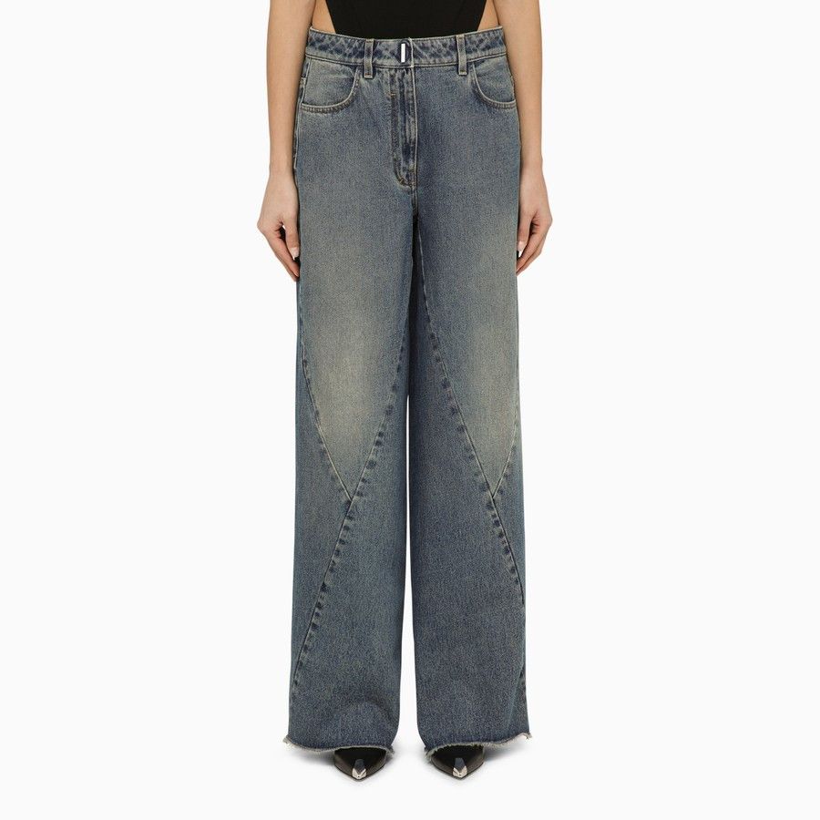 Givenchy o1d2blof0824 Jeans in Washed Blue Size 27" / US 4 / IT 40 - 1 Thumbnail