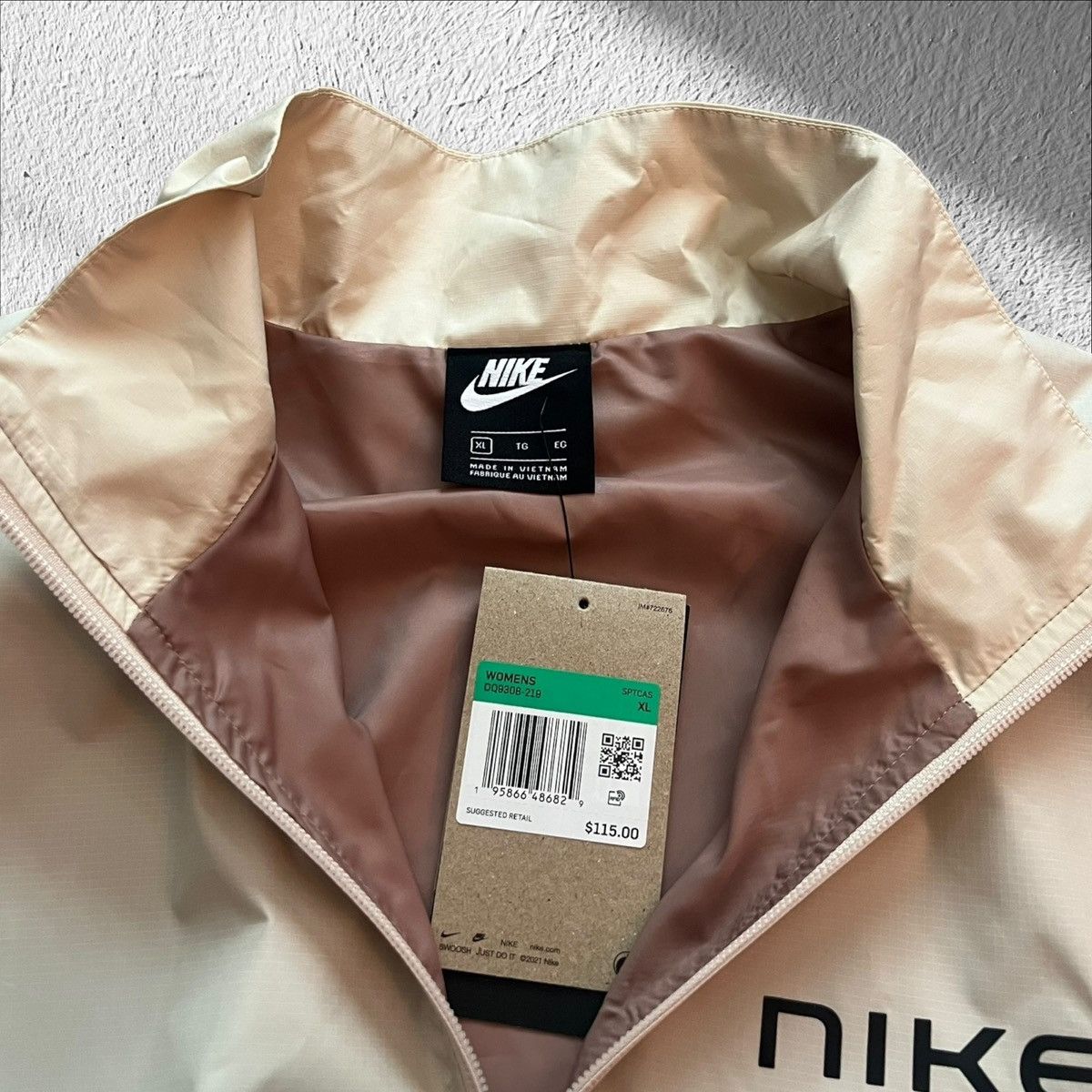 Nike Nike Sportswear Retro Oversized Windbreaker Brown/Tan Size XL / US 12-14 / IT 48-50 - 3 Thumbnail