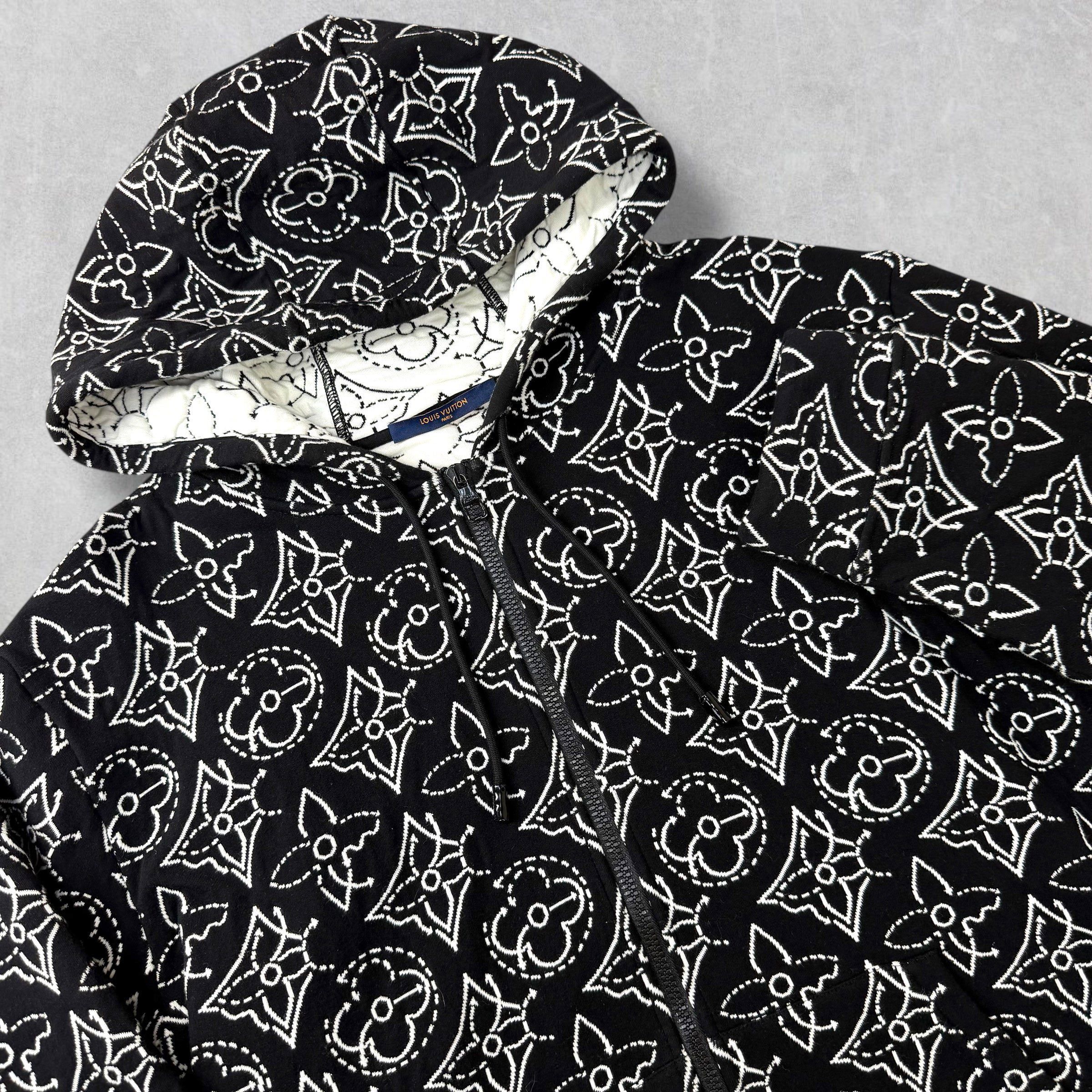 Louis Vuitton Louis Vuitton x NBA Quilted Zip Hoodie XXL Size US XXL / EU 58 / 5 - 3 Thumbnail