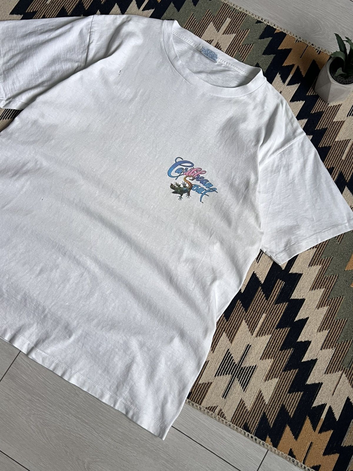 Caribbean × Vintage Vintage 1991 Caribbean Soul Marling Fishing T-shirt Size US XL / EU 56 / 4 - 4 Thumbnail