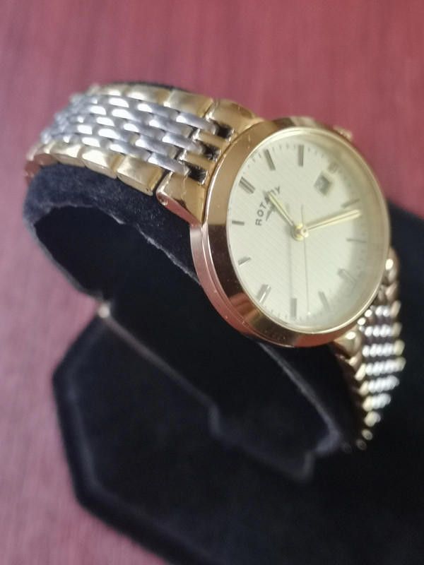 Designer Rotary two tone stainless steel ladies watch Size ONE SIZE - 5 Thumbnail