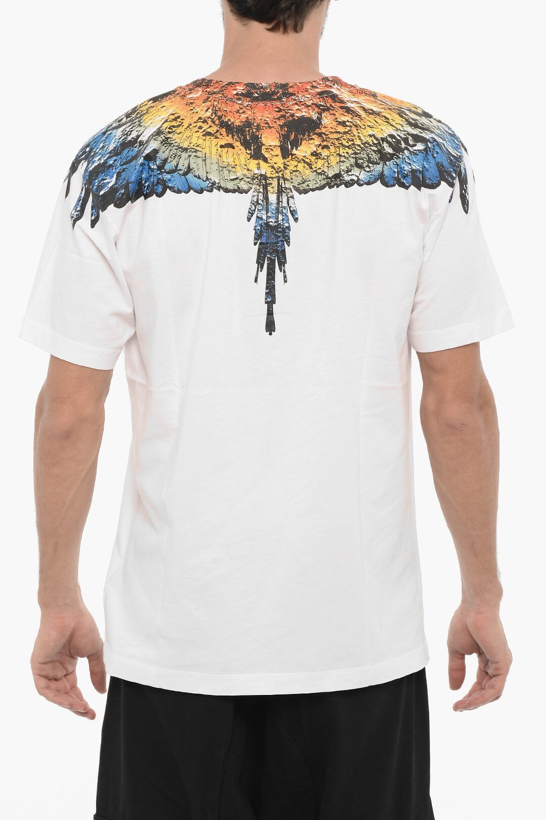 Marcelo Burlon og1mm0824 Crewneck T-Shirt in White Size US S / EU 44-46 / 1 - 2 Thumbnail