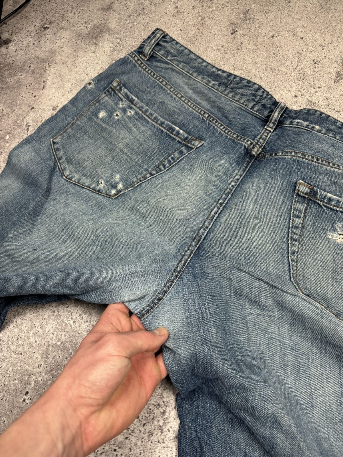 Just Cavalli 00ʼs Roberto Just Cavalli Y2K Boot Cut Baggy Jeans Pants Size US 40 / EU 56 - 13 Thumbnail