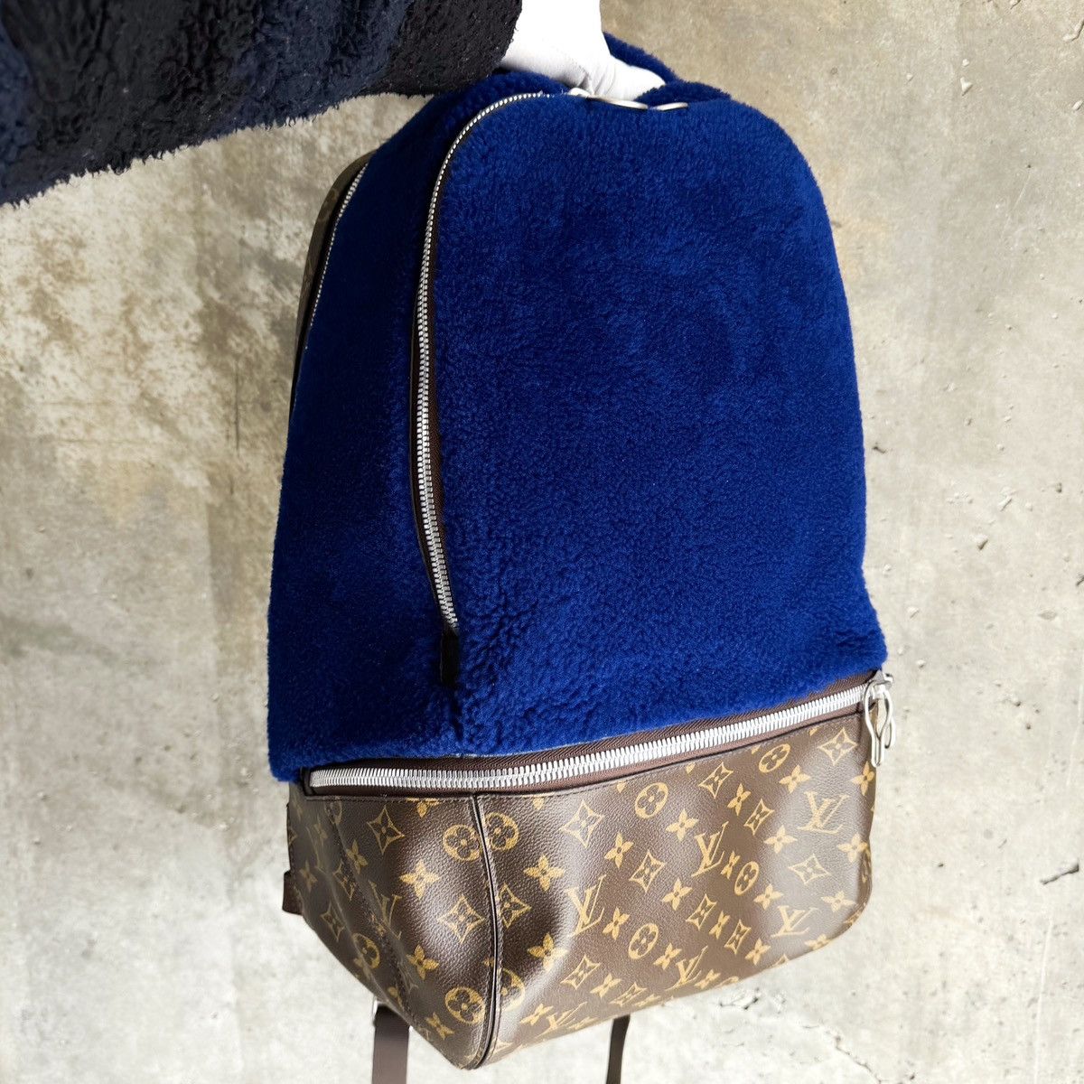 Louis Vuitton Limited Edition 2014 Marc Newson Shearling Monogram Backpack Size ONE SIZE - 1 Thumbnail