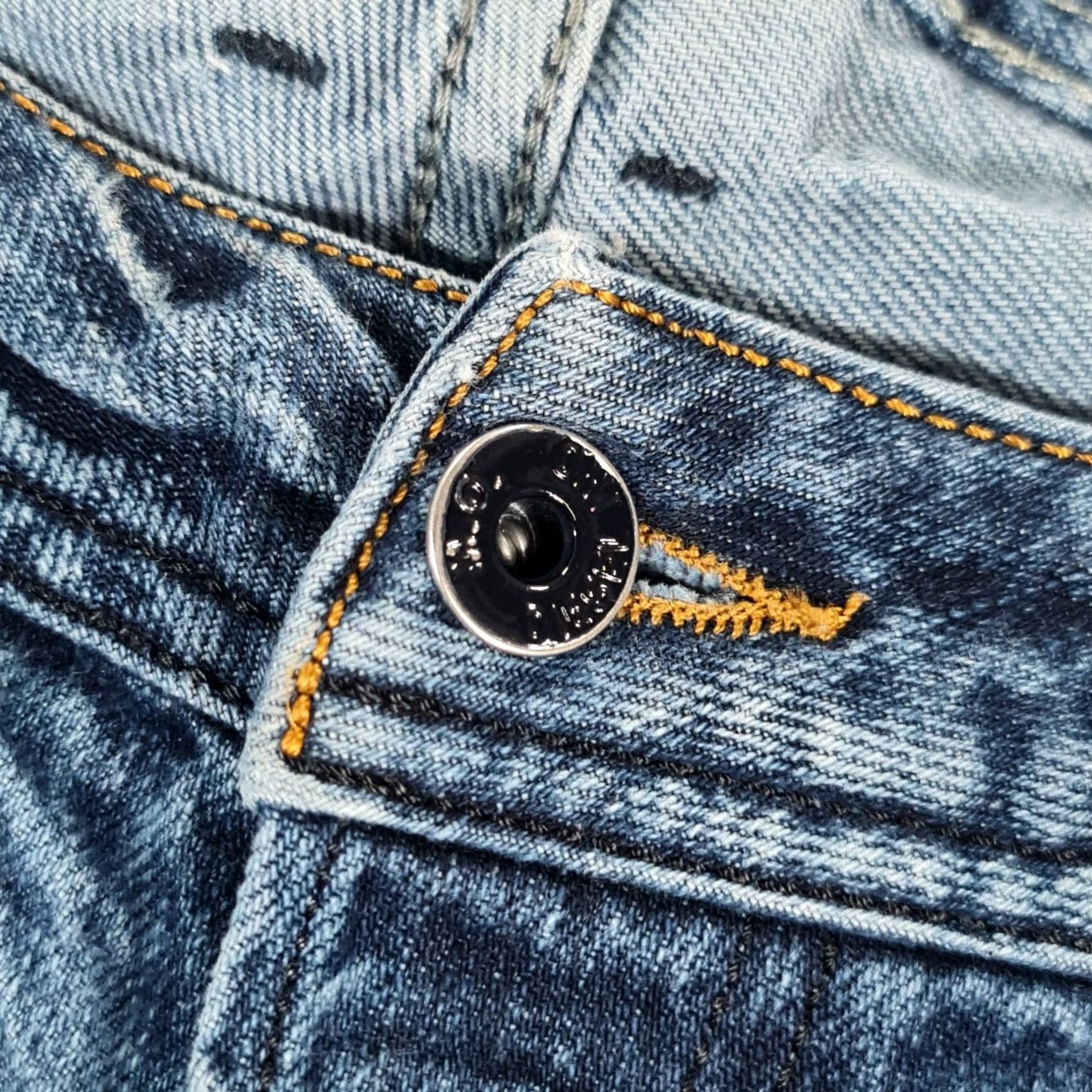 Diesel Diesel Zathan Jeans Mens Regular Bootcut Denim Distressed 5-Pocket W36 L28 Blue 100% Cotton Button Fly Vintage No N/A Size US 36 / EU 52 - 3 Thumbnail