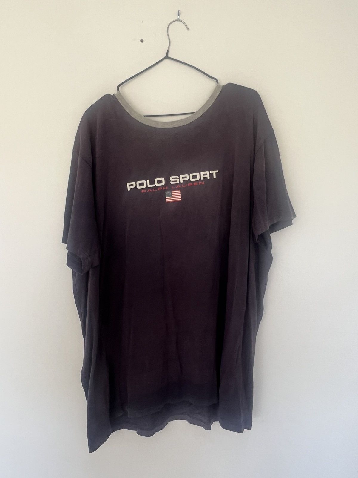 Polo Ralph Lauren VINTAGE polo sport ringer neck tee Size US XL / EU 56 / 4 - 1 Thumbnail