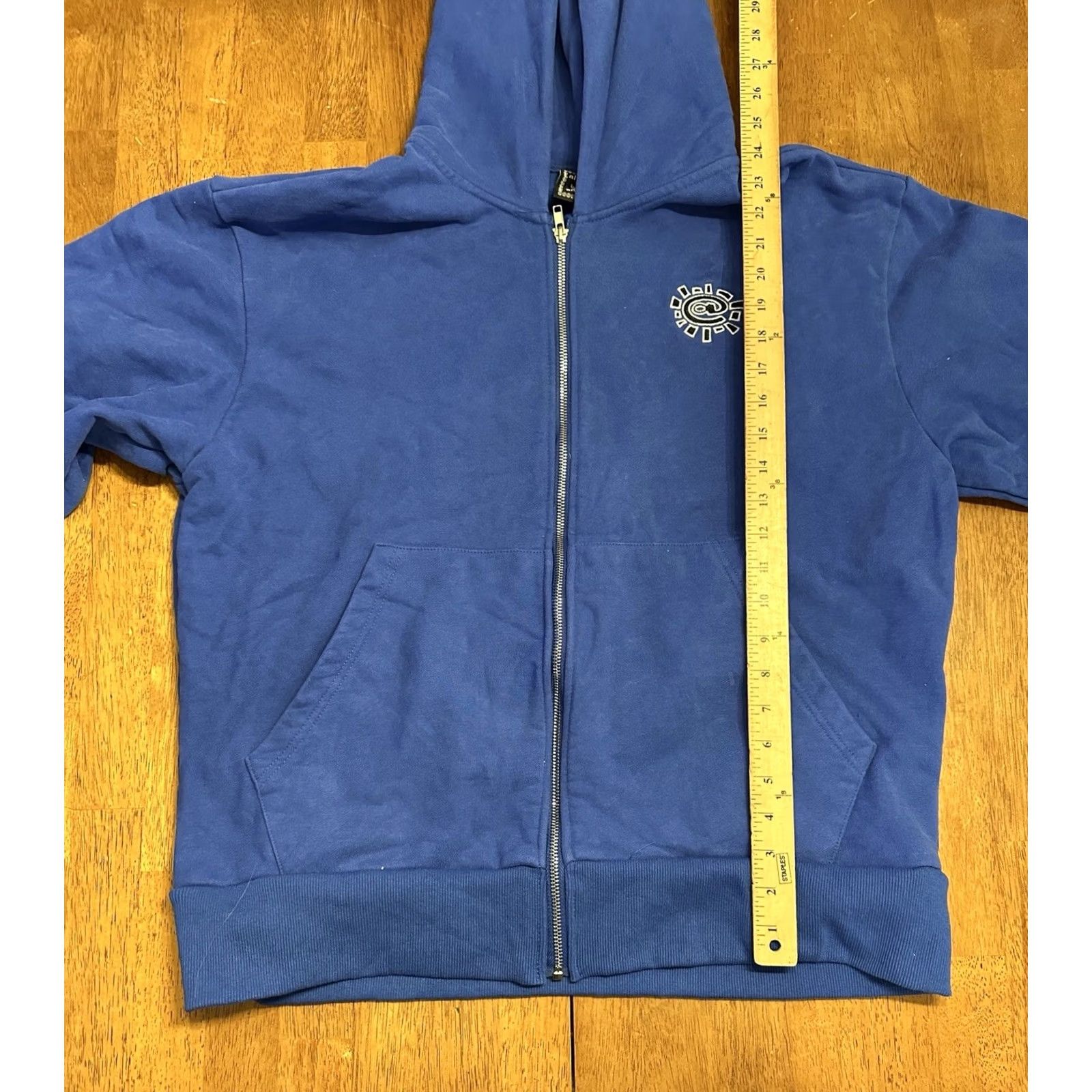 always do what you should do always do what you should do ADWYSD Hoodie Sweatshirt XL Blue Full Zip Men Size US XL / EU 56 / 4 - 8 Thumbnail