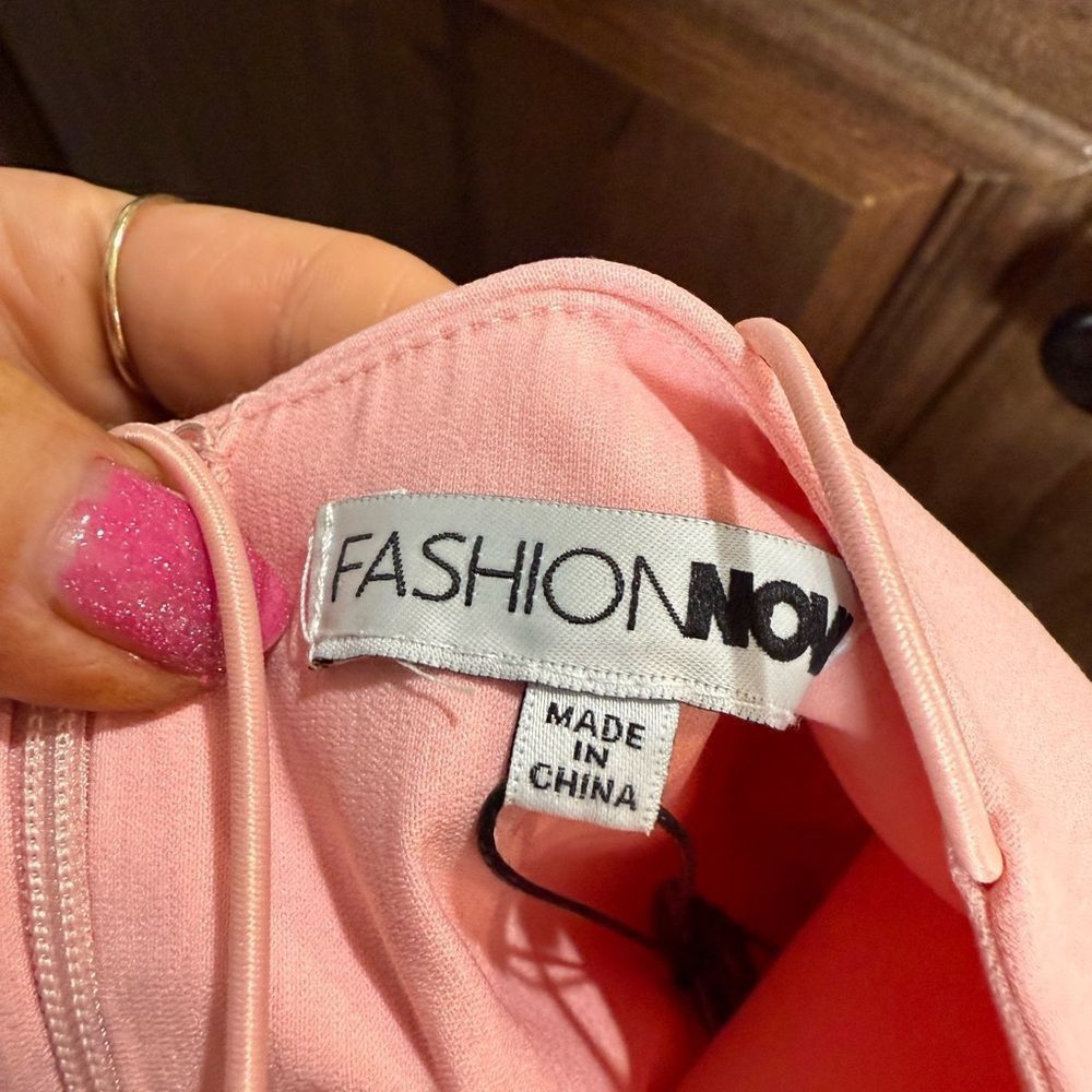 Other Fashion Nova Pink Bodycon Spaghetti Strap Mini Dress Size XS / US 0-2 / IT 36-38 - 6 Thumbnail