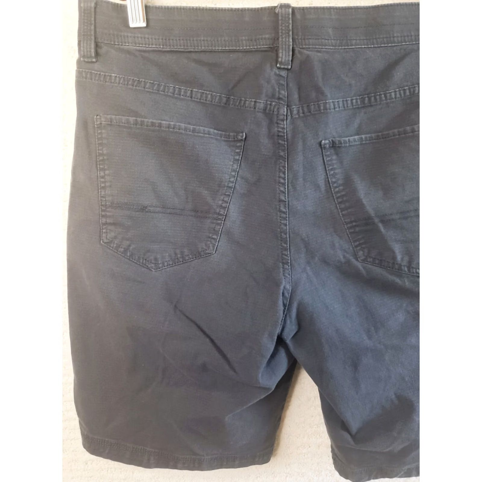 Weatherproof Weatherproof Men's Shorts Utility Flex Waistband 32x10 Gray Ripstop Casual Cotton Spandex Size US 32 / EU 48 - 6 Thumbnail