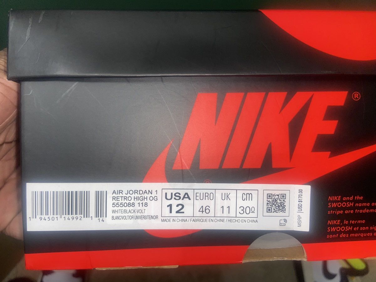 Jordan Brand × Nike Jordan 1 Retro High Size US 12 / EU 45 - 7 Thumbnail
