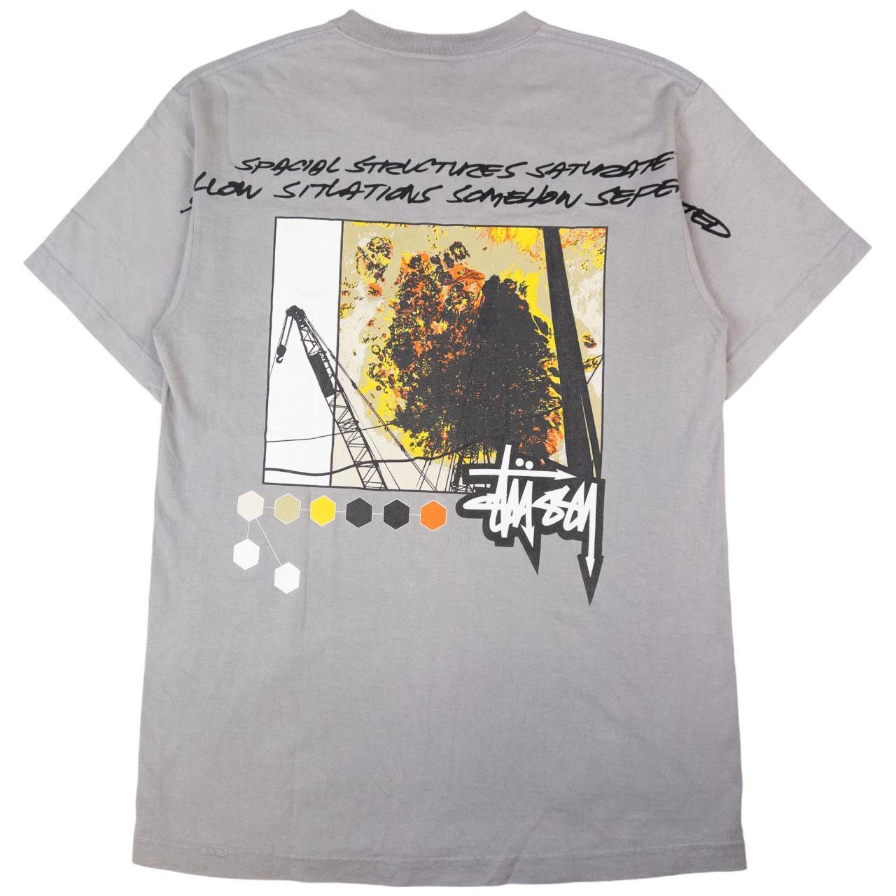 Vintage Stussy Futura Structures Graphic T Shirt Size L