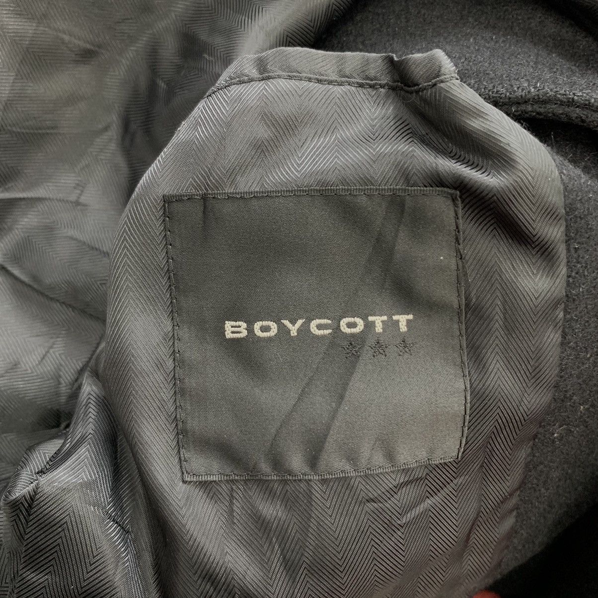 Boycott Vintage BOYCOTT Japanese Brand Black Coat Size US M / EU 48-50 / 2 - 6 Thumbnail