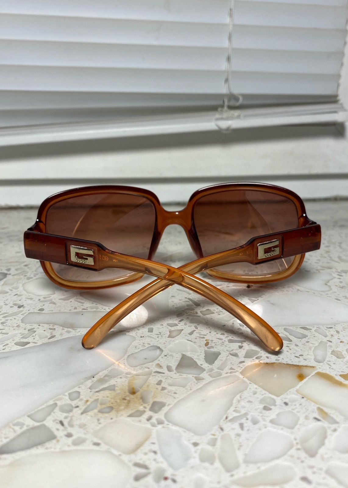 Vintage Silver Logo G Vintage Gucci Sunglasses Size ONE SIZE - 2 Thumbnail
