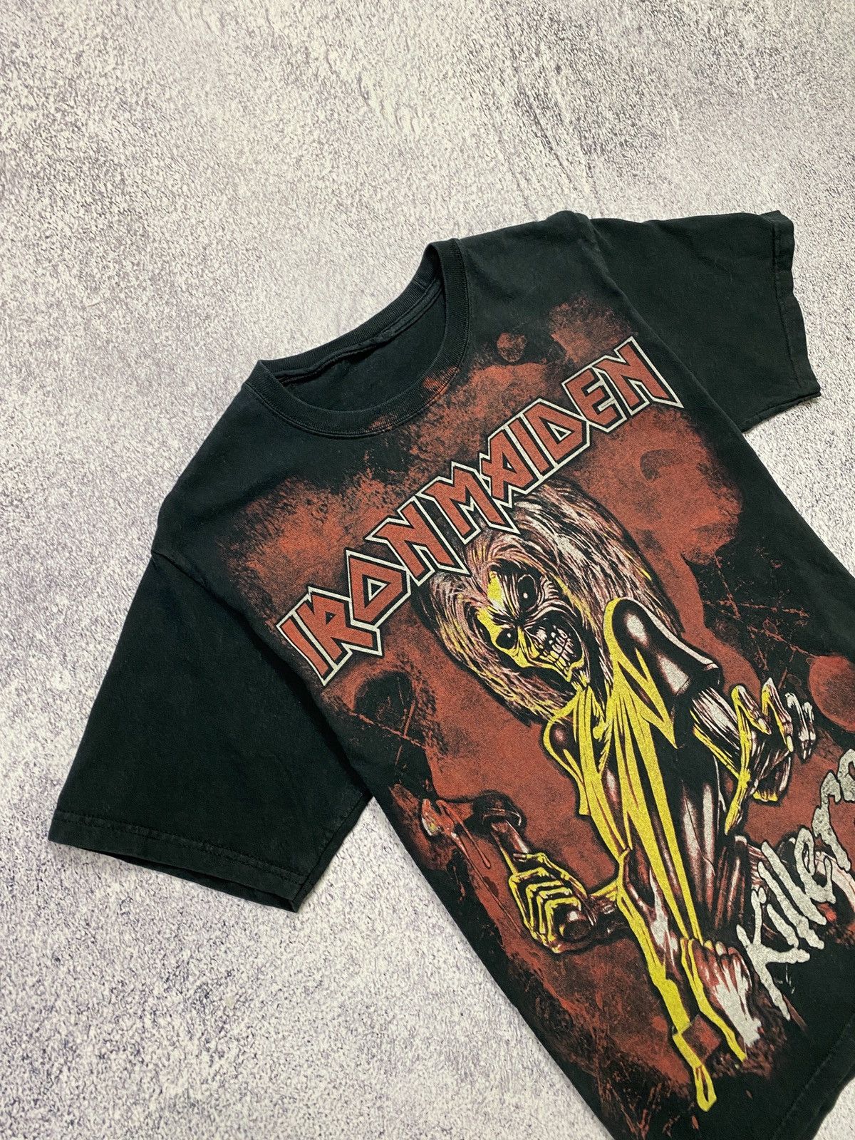 Band Tees × Iron Maiden Vintage Iron Maiden Killers Logo Band Tee 2000s T Shirt Size US S / EU 44-46 / 1 - 2 Thumbnail